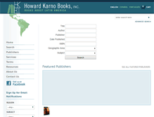 Tablet Screenshot of karnobooks.com